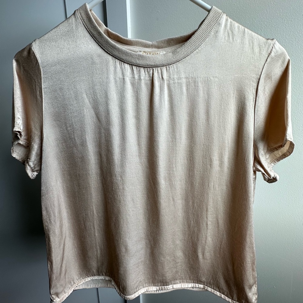 Nation Silk Top